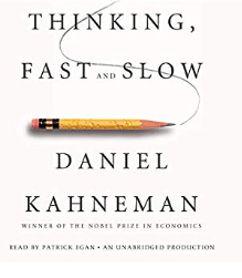 Thinking, Fast and Slow book cover